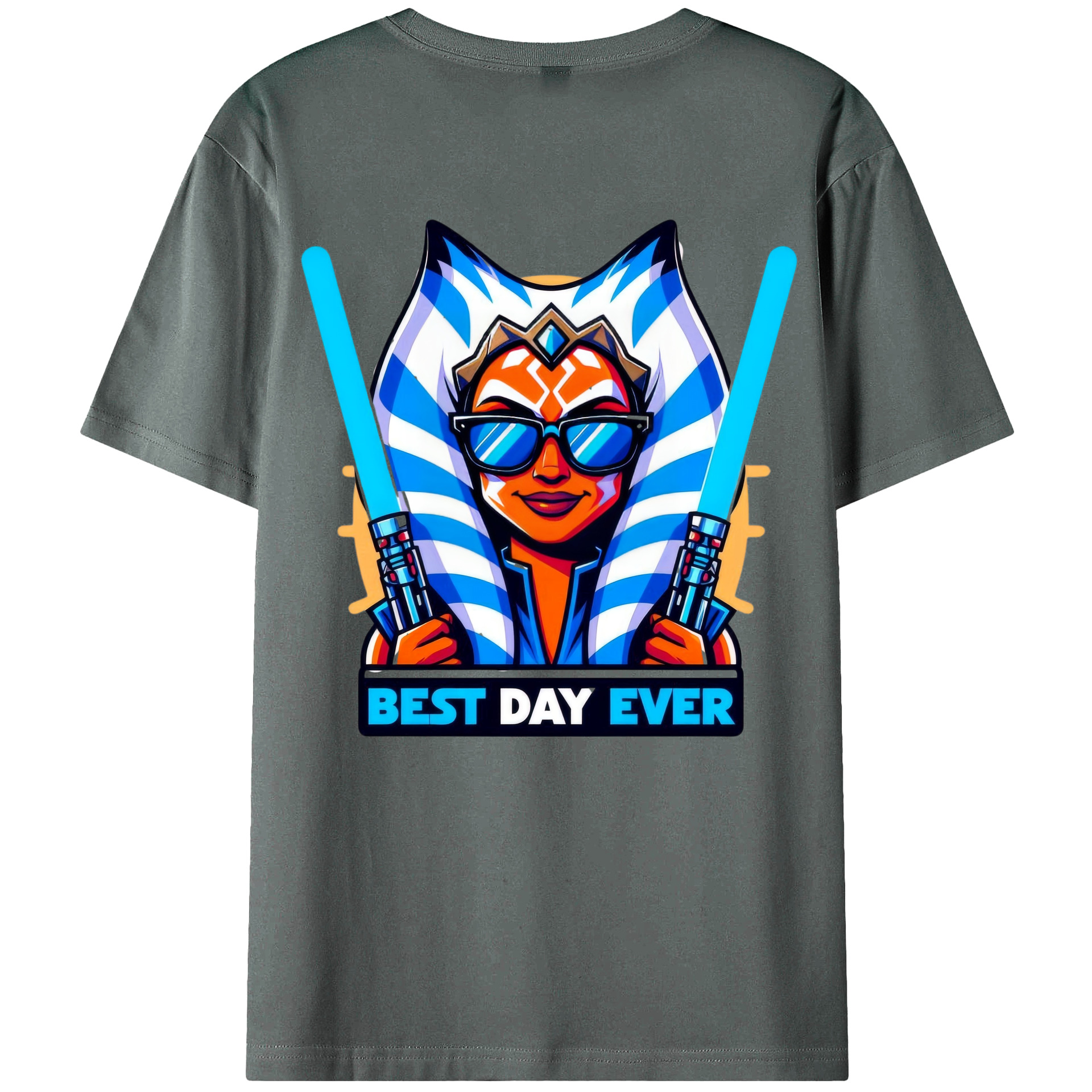 （画像用） スター・ウォーズ Star Wars 綿100％ メンズ半袖Tシャツ（バックプリント） 通気性